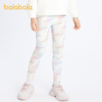 巴拉巴拉童装儿童打底裤春款女童裤子中大童字母长裤