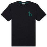 【100%棉】Hazzys哈吉斯2025夏季LOGO纯棉短袖T恤男宽松上衣 180/100A 尺码表