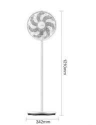 美的 家用节能低噪轻音立式落地扇 可遥控版 FSA30SCR