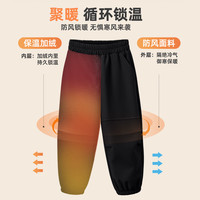 真维斯男童加绒裤子秋冬款儿童棉裤冬季加厚保暖裤防风裤外穿棉裤冲锋裤 【加绒防风裤】2条 卡其+藏青 160