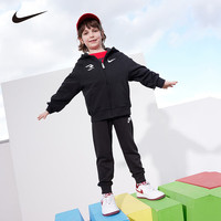 NIKE3BRAND 耐克童装男童开衫连帽卫衣冬季新款儿童运动外套