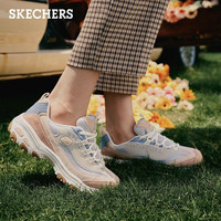 斯凯奇（Skechers）女鞋春季奶茶熊老爹鞋厚底增高复古运动休闲鞋149238 玫瑰茶冻/ROS 39.5 尺码偏大，选小半码