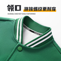 LA CHAPELLE KIDS女童套装春秋季儿童经典棒球服卫裤两件套中大童宽松休闲上衣长裤 爱呀K_狐狸心_背粉白+爱呀K花灰 110cm