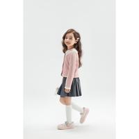 辰辰妈 法式木耳边 上衣+裙子两件套装 女童秋装