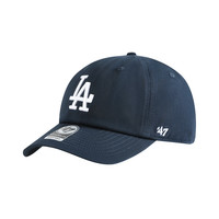 47brand美版MLB软顶棒球帽鸭舌帽运动休闲遮阳帽NY/LA刺绣 深蓝色(大标LA刺绣)