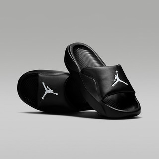 NIKEJordan耐克男女拖鞋夏季飞人一字拖外穿黑色凉鞋沙滩鞋HF3263-001