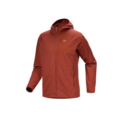 ARC'TERYX 男士连帽抓绒外套  红杉木色 XL