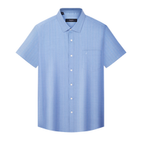 NAUTICA TAILORED诺帝卡短袖衬衫男夏季商务简约舒适百搭正装衬衣