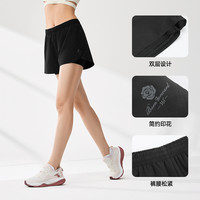 361°361运动短裤女2025夏季冰丝速干防走光内衬运动短裤女跑步裤子女 4 S