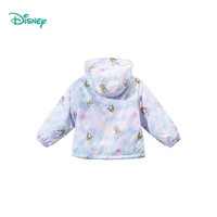 迪士尼宝宝（Disney Baby）童装儿童外套卡通百搭保暖棉服连帽外套秋冬季 ZD4DS014水彩黛丝 120