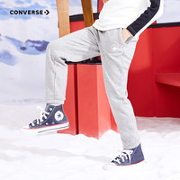 匡威（Converse）匡威童装男童女童加绒长裤裤子儿童运动裤卫裤休闲裤 岩岭灰(女款) 120 /56 【身高110-116cm】