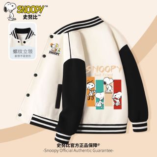 SNOOPY史努比童装儿童024新款男女童时尚外穿运动秋装开学外套 【棒球服】2