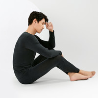 完型 亲肤轻盈柔软束身保暖内衣裤男女套装