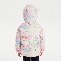 波司登（BOSIDENG）羽绒服男女同款儿童款羽绒服防风连帽保暖外套T30133680 森林小兔粉9T59 120/60