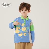 童装男童polo衫春秋男宝宝衣服儿童休闲T恤潮
