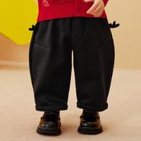 【时尚国风儿童泡泡裤】迷你巴拉 MINI BALA 巴拉男女童长裤宝宝舒适裤子