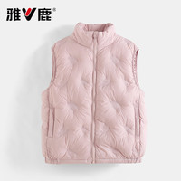 YALU/雅鹿 轻薄 儿童羽绒马甲 军绿色 130cm