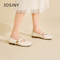 卓诗尼玛丽珍鞋女2025春季浅口单鞋女士千金小香风平底小皮鞋 敬请期待! 34