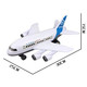 京喜 仿真飞机模型 A380 耐摔航模玩具（30厘米 袋装）