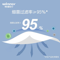  winner/稳健医疗 灭菌级 医用外科口罩  稳健牌棉里层医用灭菌外科口罩10只/包 25包【250只】