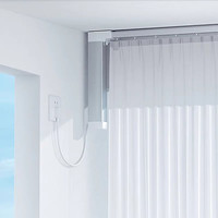 雅控智能电动窗帘轨道全自动遥控电机已接入米家小爱语音定时弯轨