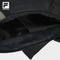 FILA 斐乐款胸包2025夏季户外运动撞色单肩包随身包 苡米色-BG XS