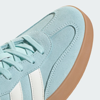 adidas「T头鞋」BARREDA板鞋德训鞋男女春季阿迪达斯轻运动 薄荷绿/汉玉白/树脂黄     44