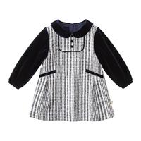 戴维贝拉女童连衣裙春装裙子宝宝衣服中大童公主裙