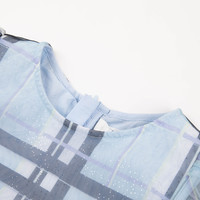 水孩儿(SOUHAIT)童装女童连衣裙夏季儿童网纱裙子百搭裙装 浅卡其 120