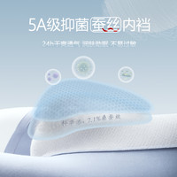 浪莎男士内裤莫代尔四角短裤男生红色冰丝平角青少年透气大码裤头 深灰+丈青+浅灰【无痕莫代尔抑菌3条装】 M