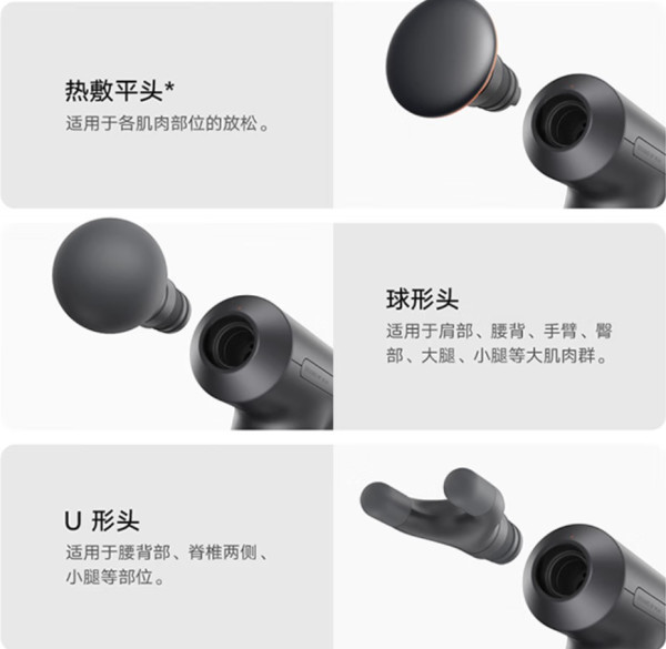 轻松告别“硬邦邦”!米家热敷筋膜枪H3 迷你版