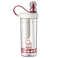 物生物水杯女士高颜值吸管杯夏季tritan塑料茶杯学生杯子生日礼物