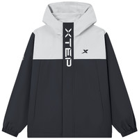 XTEP特步童装男童冲锋衣儿童外套春秋运动保暖风衣春装防风上衣男