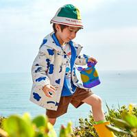 【一衣多穿儿童三防外套】迷你巴拉 MINI BALA 巴拉男女童摇粒绒三合一外套春