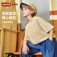Levi's李维斯童装儿童T恤男童短袖2025夏季新款透气小汽车短袖  140 /68 【建议身高128-140cm】
