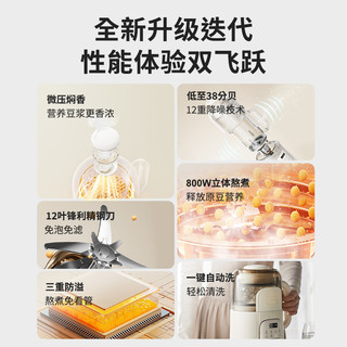 摩动 modong豆浆机家用小型迷你破壁机免过滤煮多功能全自动榨汁机6