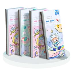 尼克星球 儿童水彩涂色本便签涂鸦画画填色书幼儿园宝宝便携绘画本沾水即画
