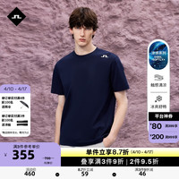J.Lindeberg 金林德伯格 男女情侣纯棉圆领凉感短袖T恤 524101005
