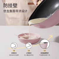 LANMI/懒米 3倍耐磨 不粘锅 升级钛晶(3倍耐磨) 铝合金 32cm