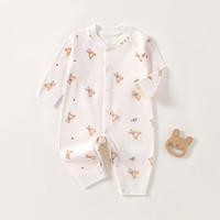 艾咪艾咪婴儿衣服纯棉A类新生儿连体衣宝宝哈衣爬服春秋无骨 70222-06元宝小龙 73cm 13-17斤