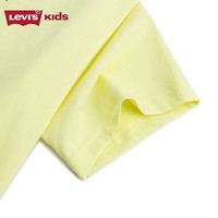Levi's【凉感透气】李维斯儿童男童短袖T恤2025夏季运动上衣女 星空绿 110 /56 【身高104-110cm】