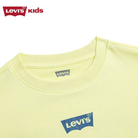 Levi's【凉感透气】李维斯儿童男童短袖T恤2025夏季运动上衣女 星空绿 130 /64 【身高116-122cm】