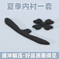 YUNDWEI 专用防晒光学0°度高清透明PC树脂头盔镜片 半盔夏季内衬