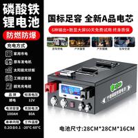 逸美品 太阳能磷酸铁锂电池 12v100ah