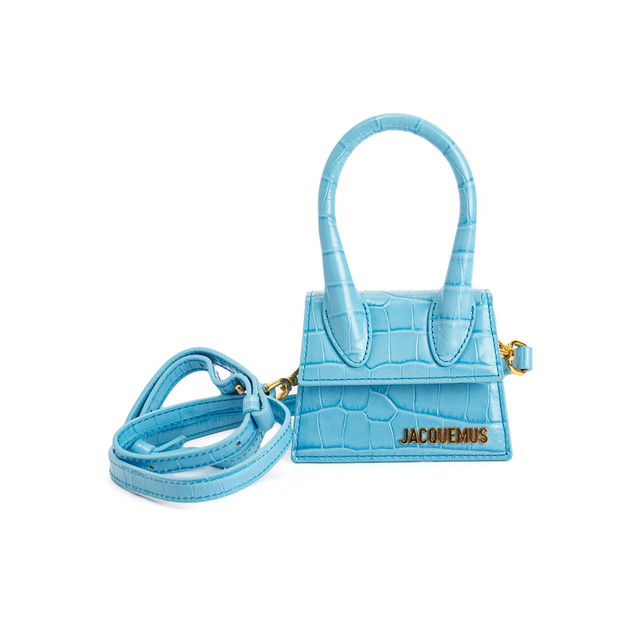 JACQUEMUS 秋冬女士羊皮革经典时尚新款MINI包银泰百货精品301574