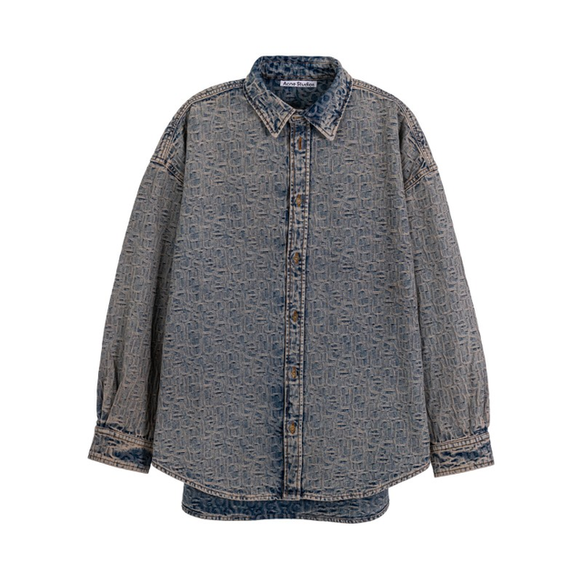 Acne Studios 春夏男士浅蓝色水洗牛仔外套银泰百货精品301574