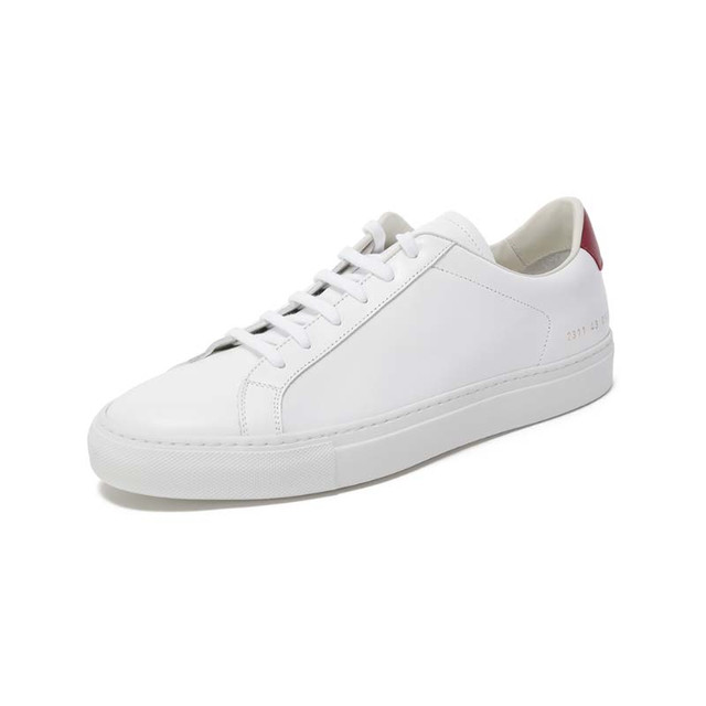 COMMON PROJECTS 男士皮革系带休闲板鞋小白鞋运动鞋 300095