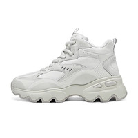 Skechers斯凯奇春夏女士厚底高帮鞋柔软舒适保暖雪地靴167844