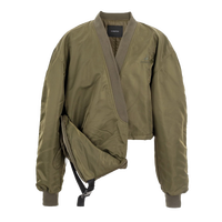 pushBUTTON 新款女士个性时尚V领夹棉外套 301574