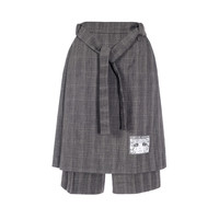 pushBUTTON 2024春季女士假两件叠搭五分短裤银泰百货精品 301574